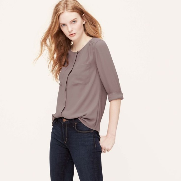 Loft Utility Blouse - Taupe - Picture 1 of 2